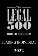 Legal 500 - 2022 - Leading Individual